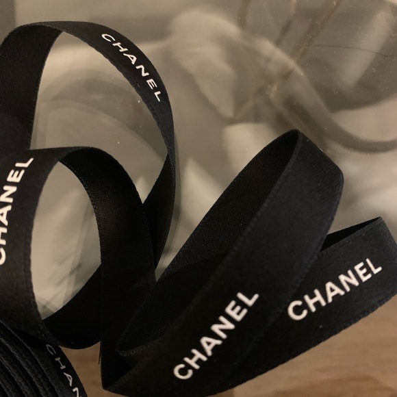 Genuine Chanel Ribbon 100% authentic ONE YARD Black - Picture 8 of 13